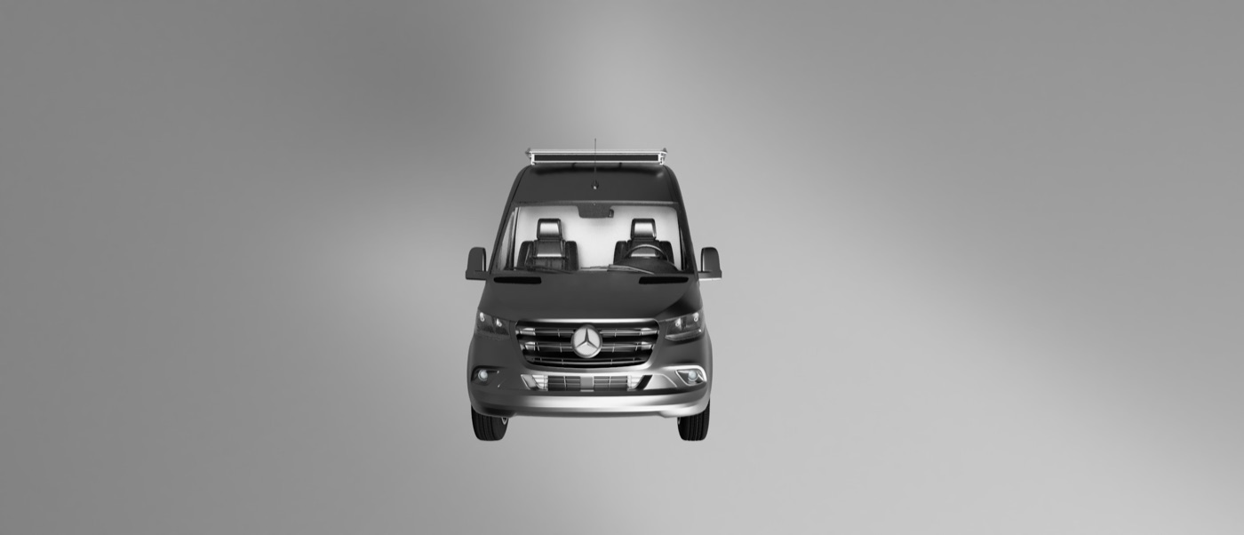 Front render of Ender 1.0 Sprinter van